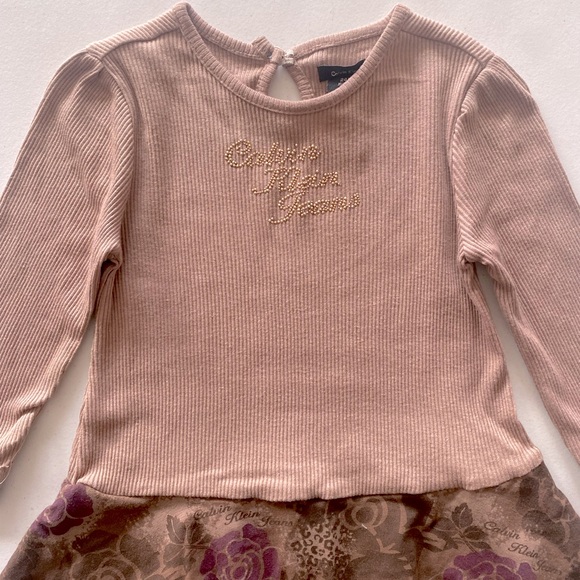 Calvin Klein Jeans Layered Girls Tunic Shirt - Picture 2 of 9